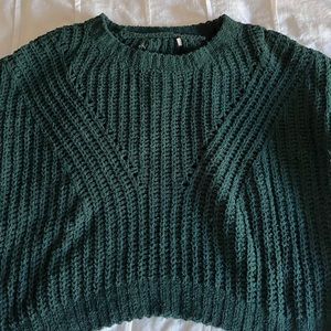 Super cozy green sweater